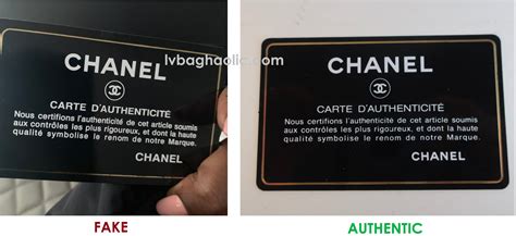 chanel black card|chanel authenticity card real or false.